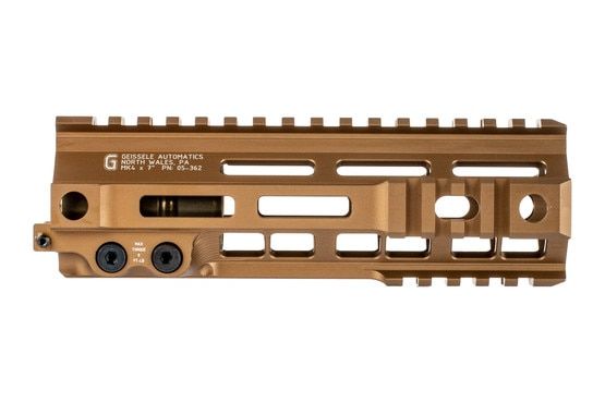 Geissele Automatics Super Modular Mk4 free float handguard includes a barrel nut